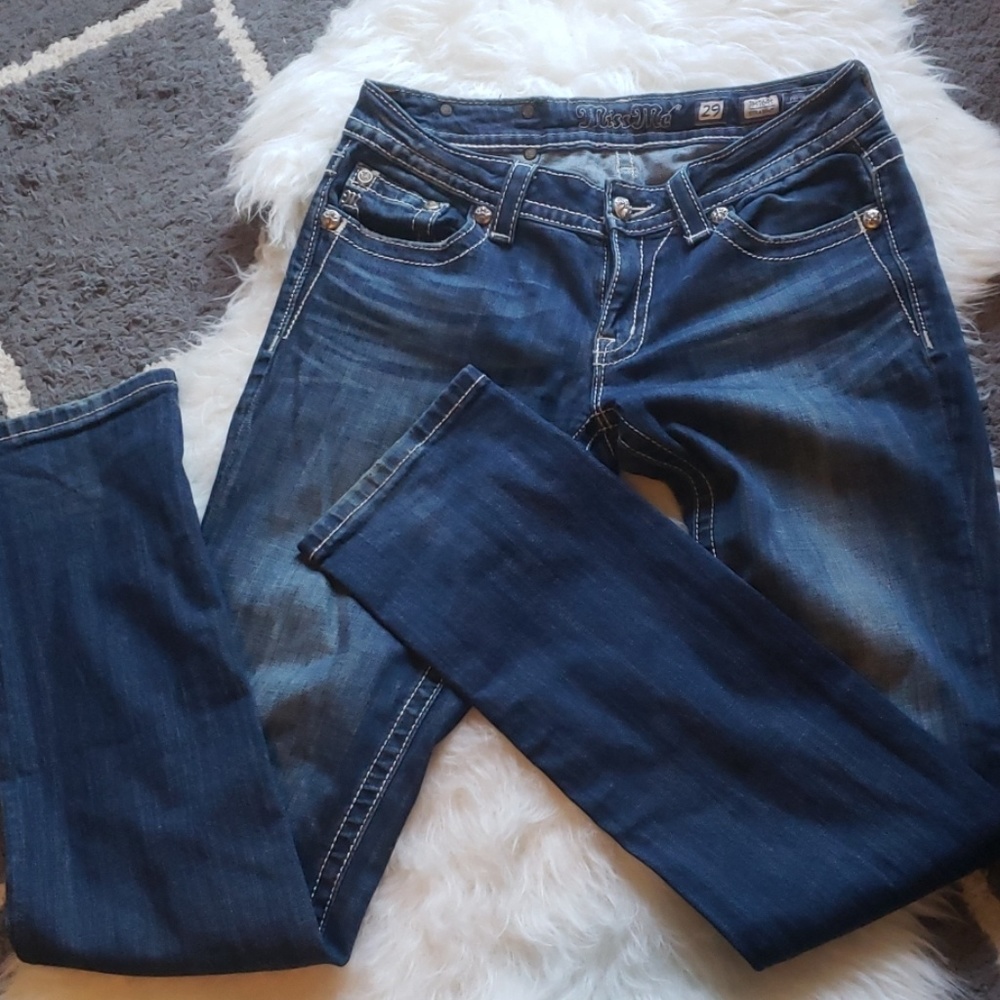 Miss Me Jeans, straight leg sz 29